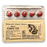 Black Cobra 125mg Tablets 4 Strips